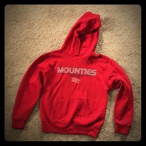 Red northwest Mounties hoodie
